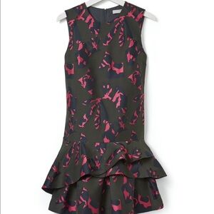 Banana Republic Green and Pink Mini Dress